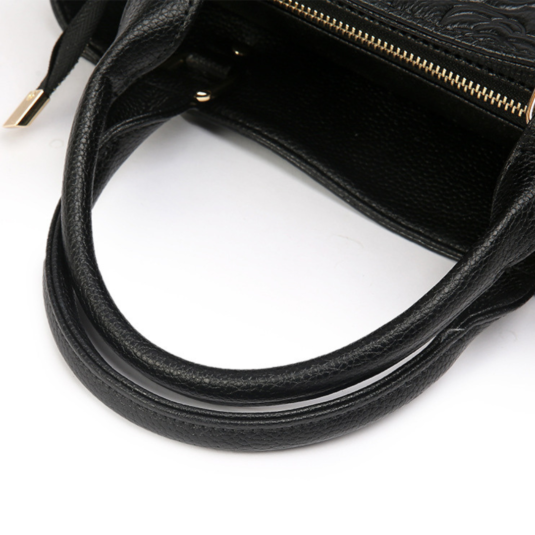<tc>Bolso con relieve floral Stacy</tc>