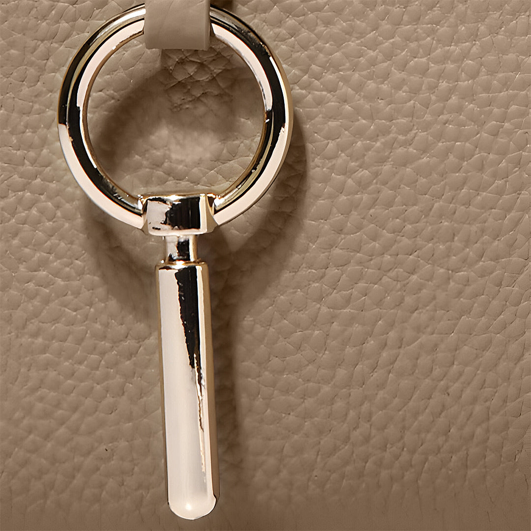<tc>Bolso de mano estructurado de piel Aubri</tc>