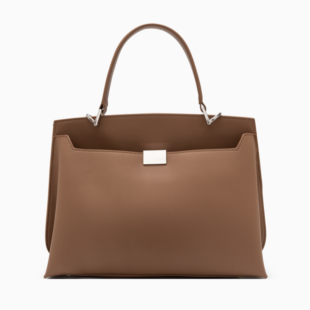 <tc>Bolso tote de piel con estructura flexible Dalphine</tc>