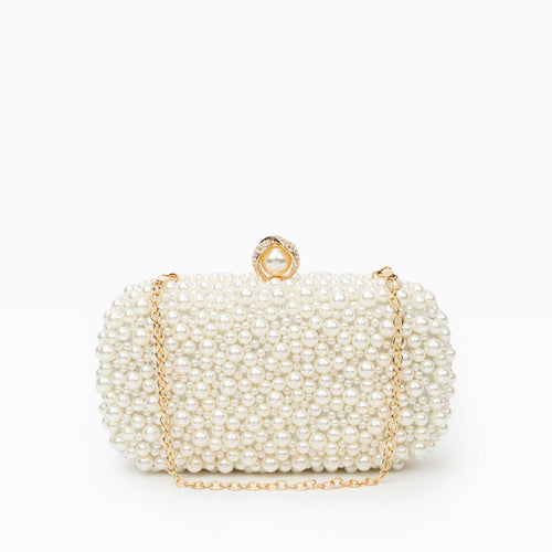 Pochette Chantal con perle
