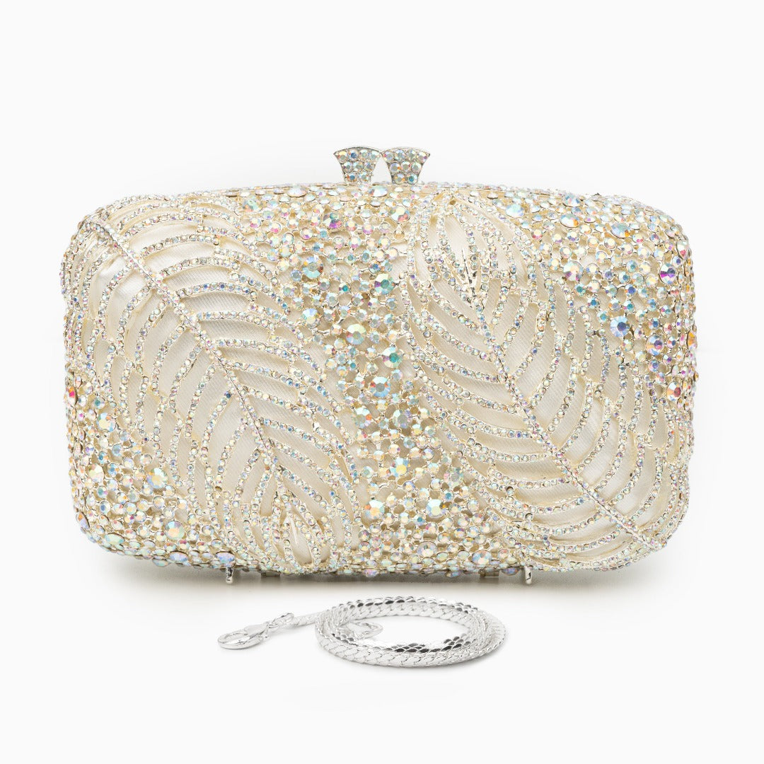 Bolso de mano Sparkling Leaves