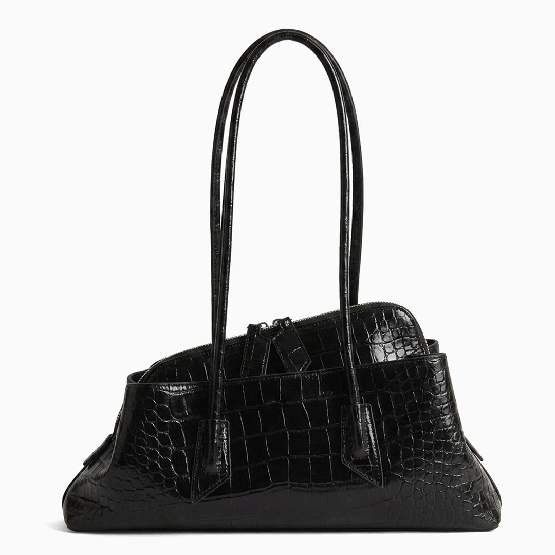 Ottoline Croco Leather Shoulder Bag