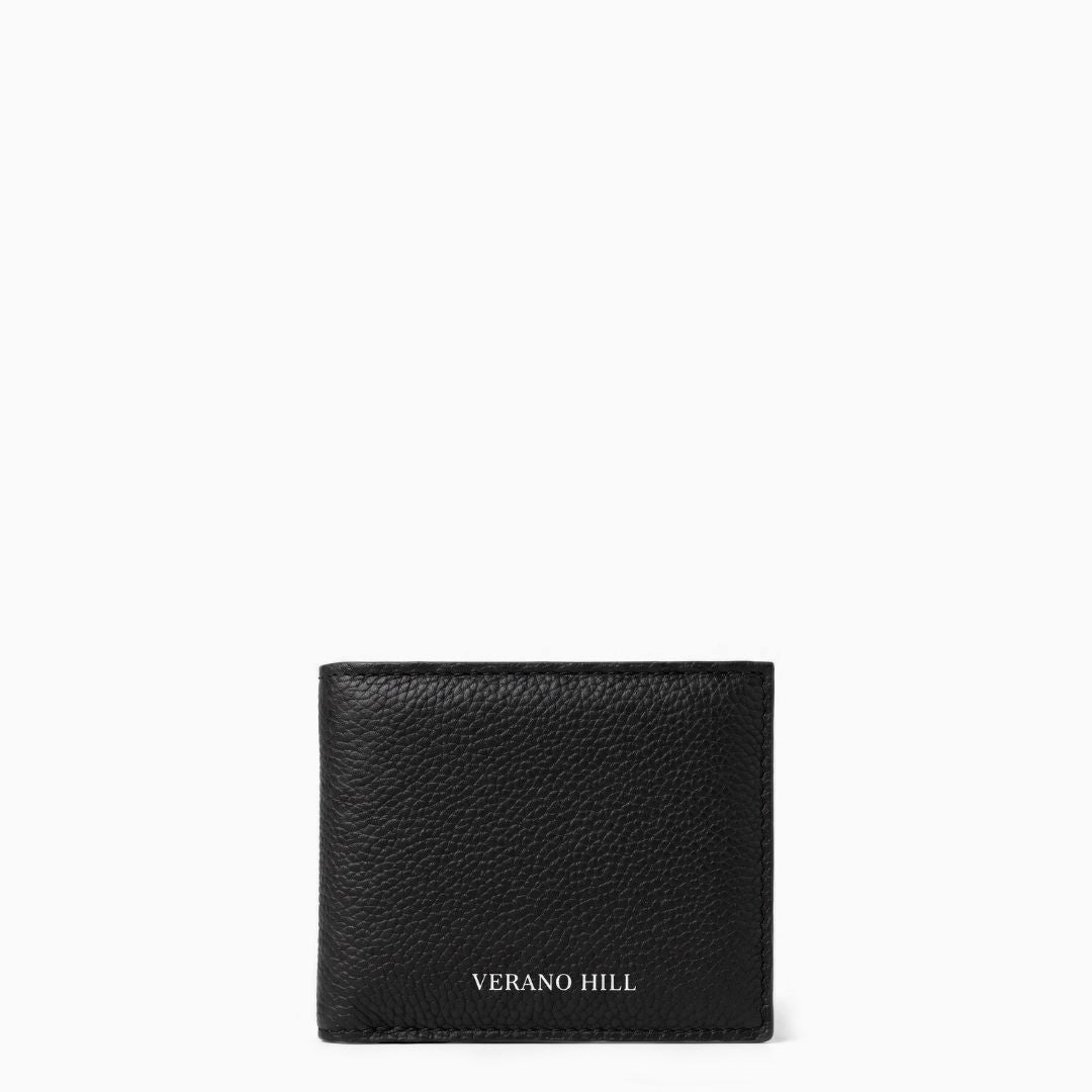 Pebbled Leather Bifold Wallet