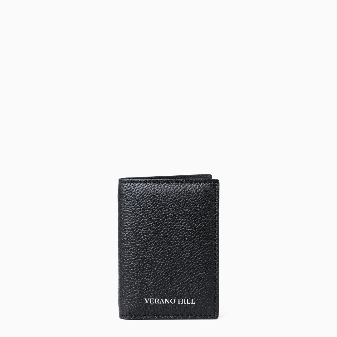 Pebbled Leather Card Holder