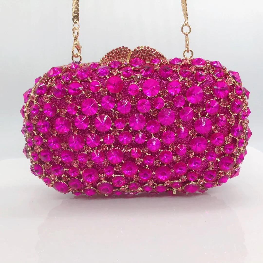 Bolso de mano Jessica Rhinestones