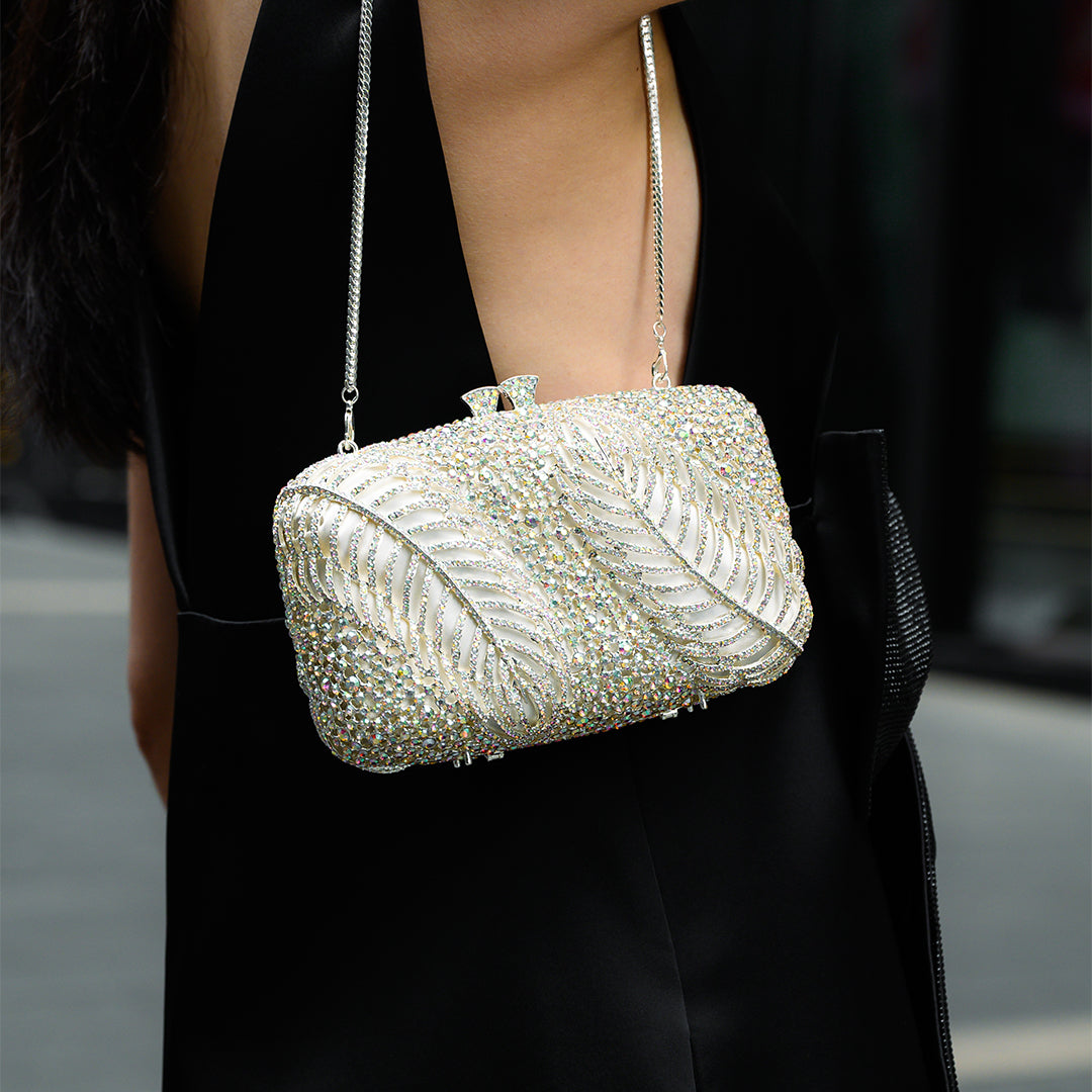 Bolso de mano Sparkling Leaves