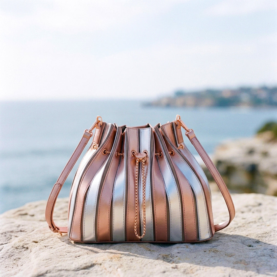 Pink with Silver