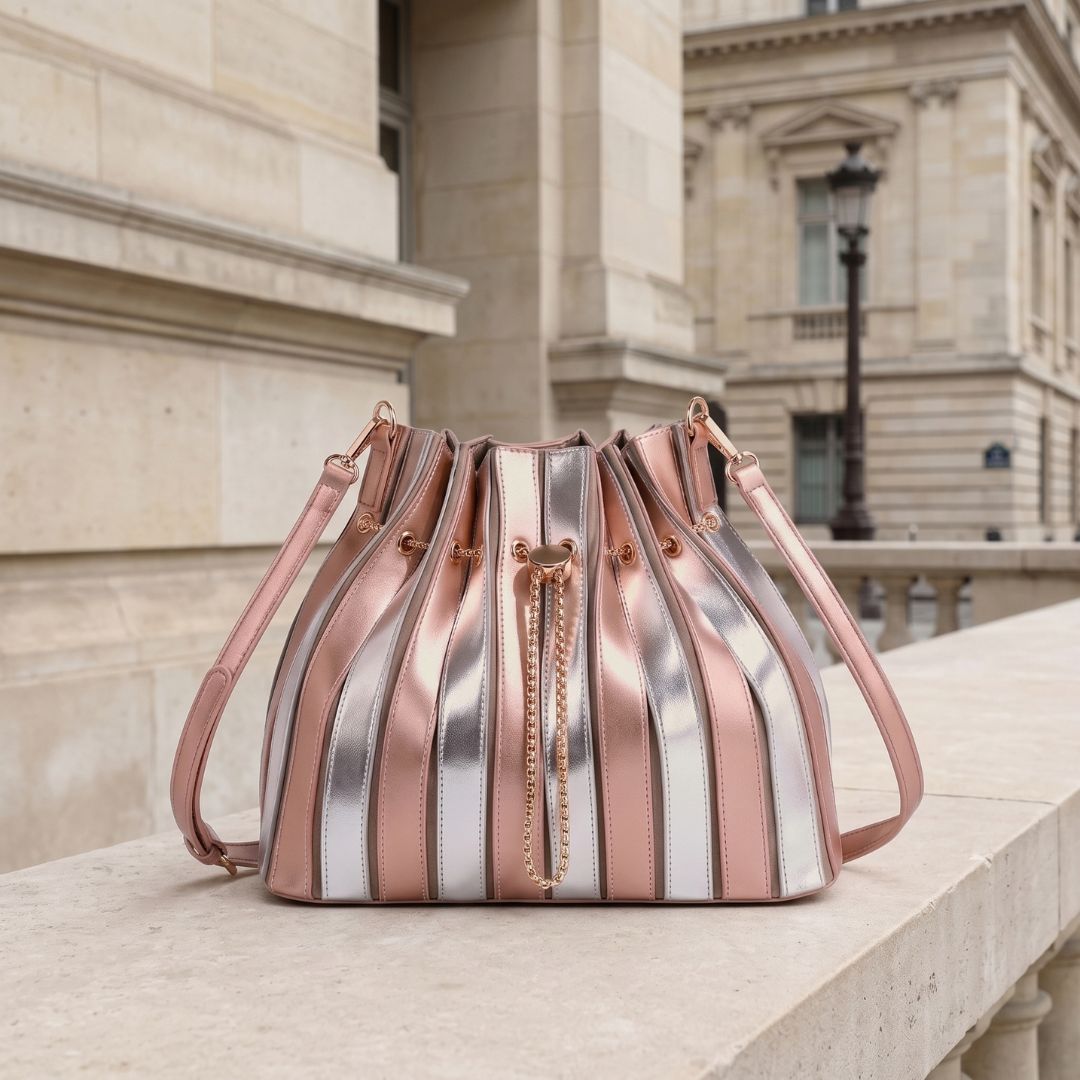 Pink with Silver