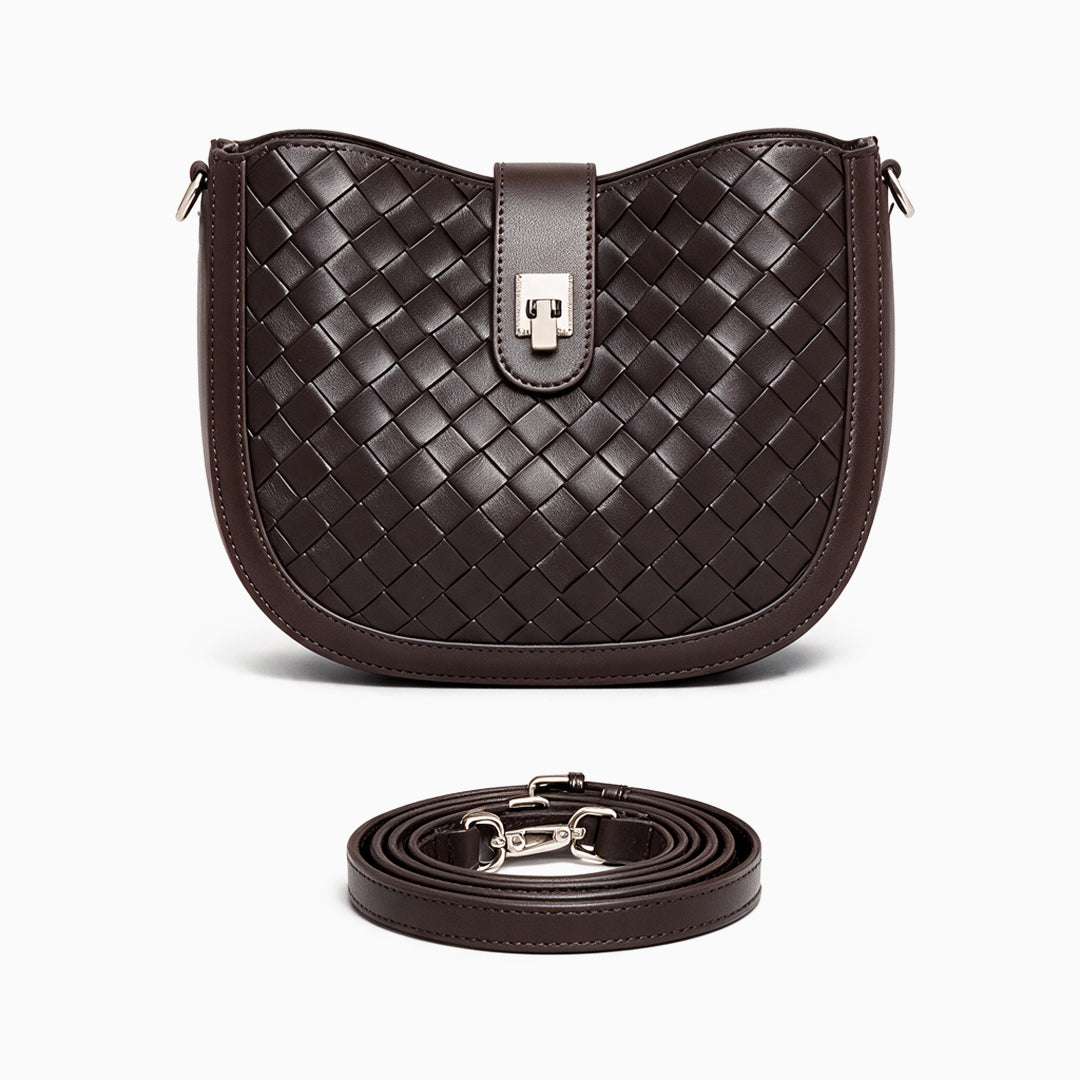 Théodarine Woven Shoulder Bag