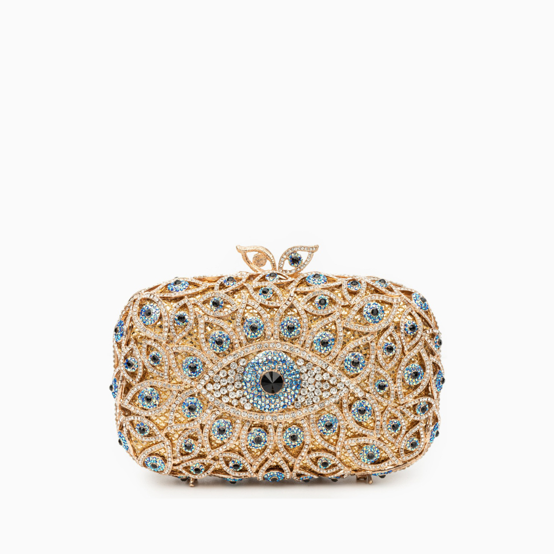 Bolso de mano Cristal Evil Eye - Oro