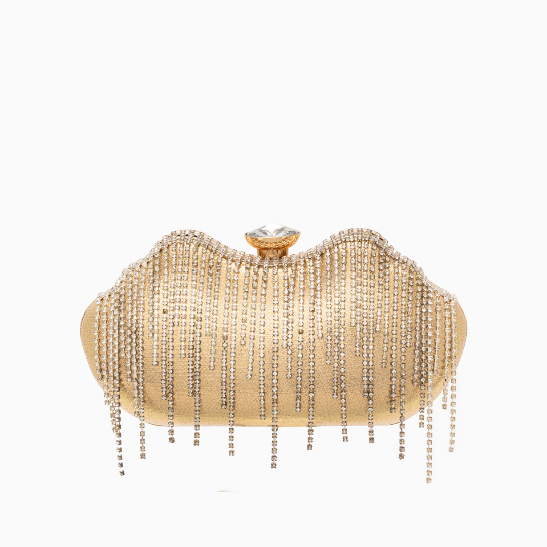 <tc>Bolso con flecos de cristal Ambrinee</tc>