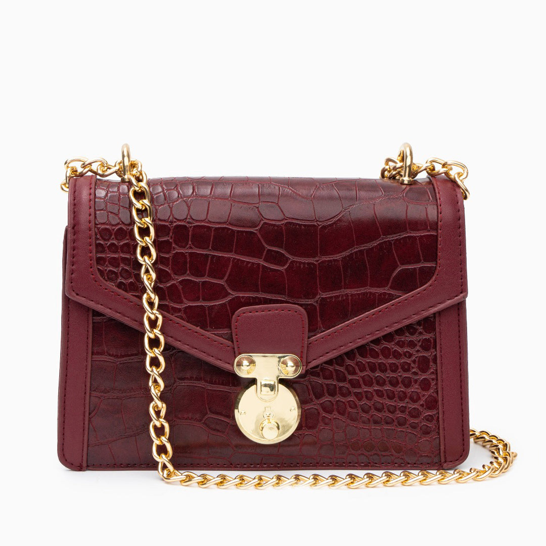 Bolso Crossbody Emily Cocodrilo