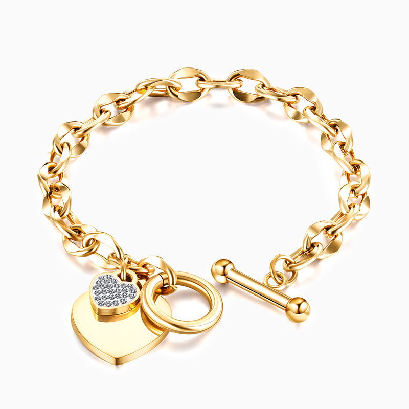 Pulsera Colgante Corazón Habana