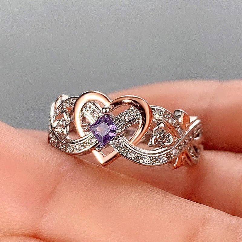 Anillo Corazón Romántico Mujer